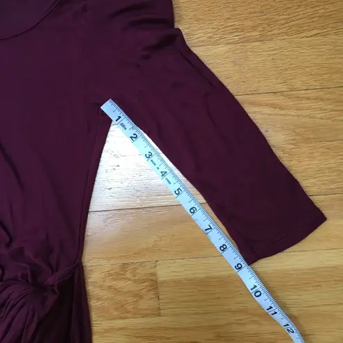 Lovely Day Faux Wrap 3/4 Sleeve Maxi Dress Size Small