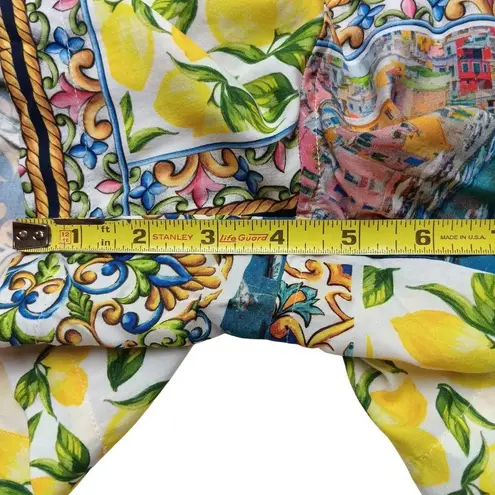 Terez Amalfi Patchwork Shorts High Waisted Size SMALL New NWT