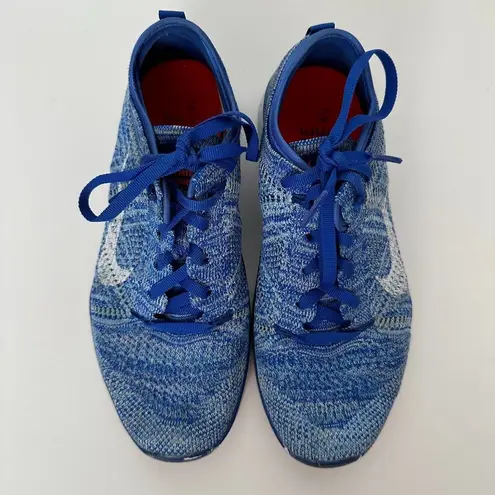 Nike  Sneakers Womens 6 Blue Free 5.0 FlyKnit Tennis Shoes