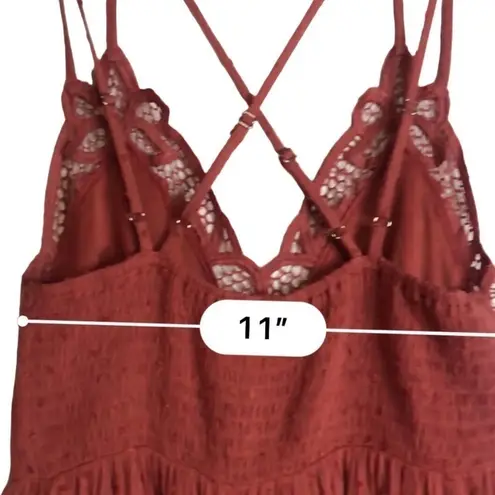 Brand New In Bohemian Burnt Orange Skater Dress Size S