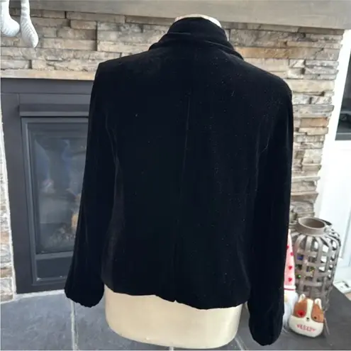 Central Park West Velvet Tailored Blazer