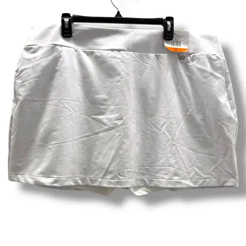 Greg Norman Greg Norman Women's Athletic Skort White XXL 18 New with Tags Golf