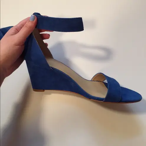 Boston Proper leather wedges