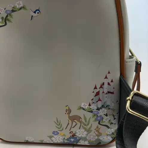 Lounge Fly Disney Snow White and the Seven Dwarfs Floral Mini Backpack Prince Bag