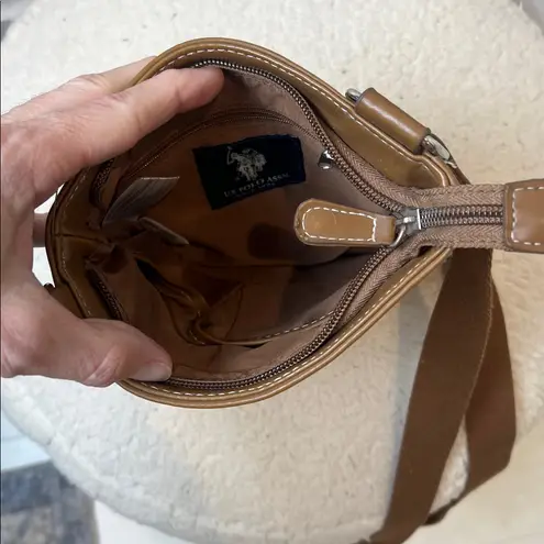 U.S. Polo Assn. Multicolor Crossbody Bag. White