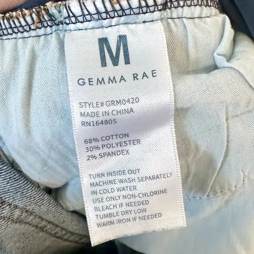 Gemma Rae Baby On Board Blue Denim Maternity Jean Shorts