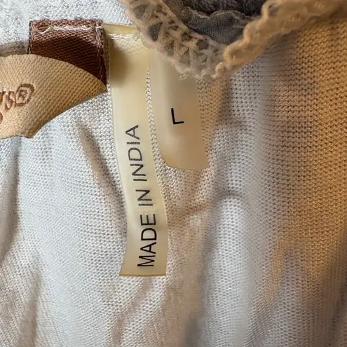 Soft Surroundings Breeze Midi Skirt in Ombré Dip Dye Size Large