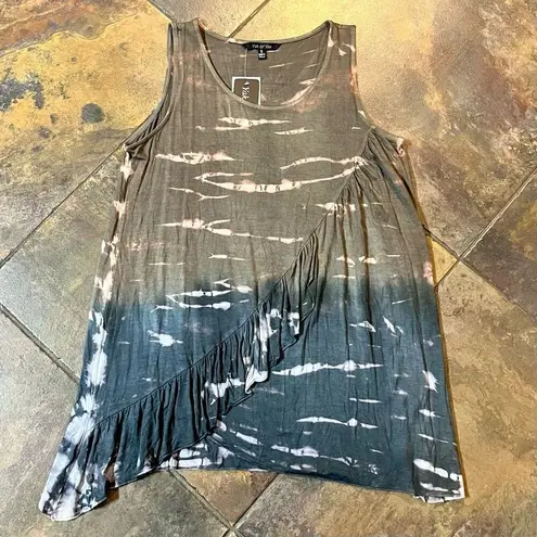 NWT Yak & Yeti Tye Dye Ombre Tank Small Blue