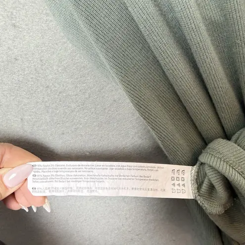 Balance Collection Sleeveless Wrapped Open Back Tank Seafoam Green