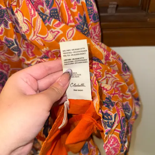 Cleobella NWT $218 Tropique Kalena Mini Scoop Neck Floral Dress w/ Pockets S