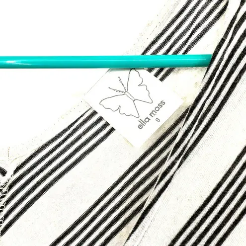 Ella Moss  size Small rayon flax blend short sleeve blouse‎ poncho like style