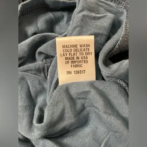 Loveappella Women’s Mid Length Black & Blue Rayon Dress Size Small