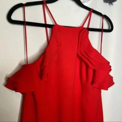 C/MEO COLLECTIVE NWT Revolve  Outline Gown in Cherry Red Size XL