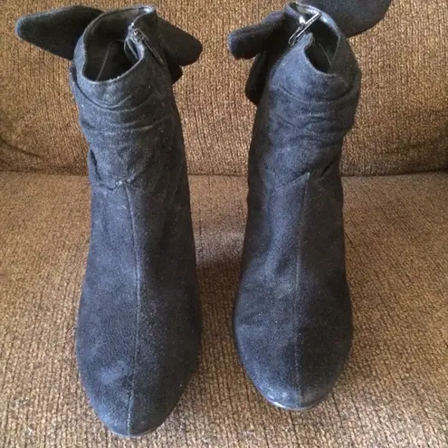 High heel booties Black Size 7
