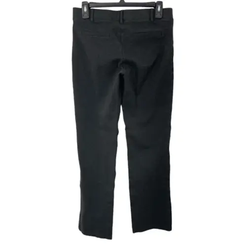 Betabrand Straight Leg Pull-On Classic Dress Pant Yoga Pants in Charcoal Grey M