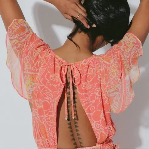 Cleobella NWT Hannah Maxi Dress in Blossom Block Print sz M