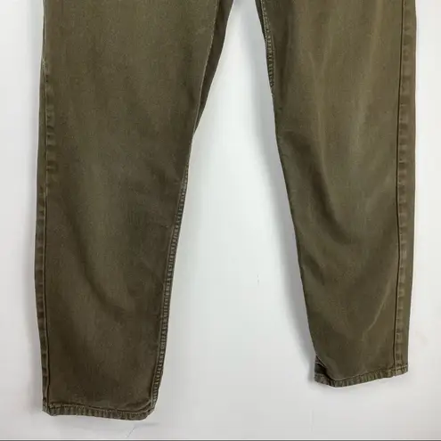 Calvin Klein Vintage  Green Denim Tapered Jeans Sz 20 Y2K