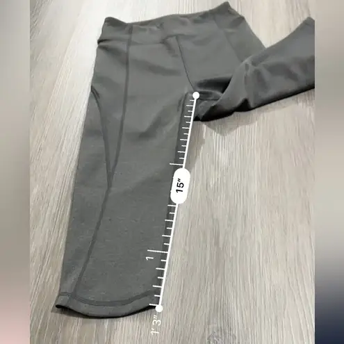 Ivy Park Heather Gray High Rise Capri Length Leggings Size XS