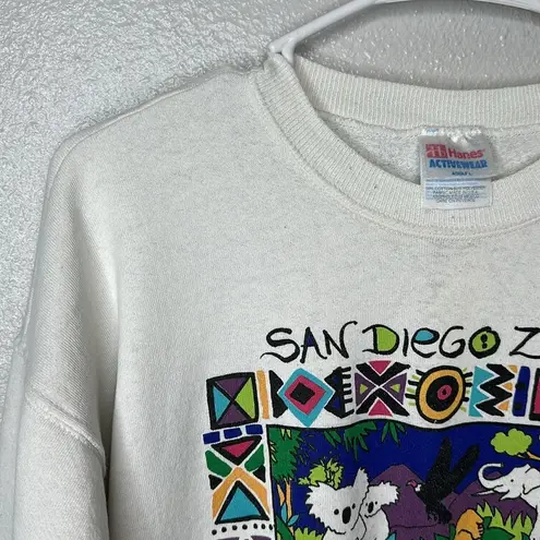 Hanes  Vintage San Diego Zoo Crewneck Pullover