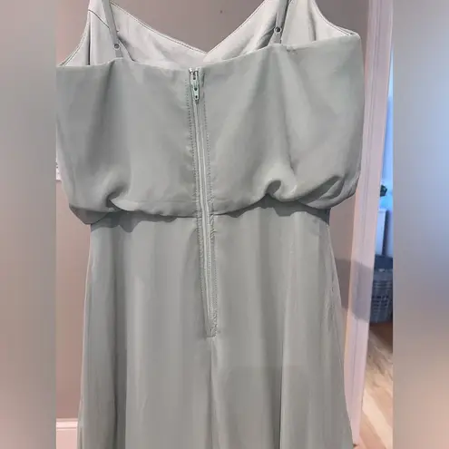 Birdy Grey Chiffon Sage Gwennie Dress Size XS