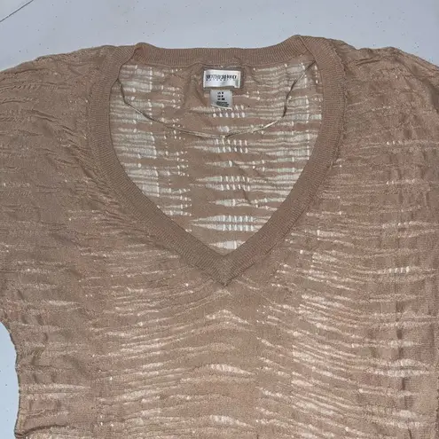 Motherhood 💙 Maternity Sheer V Neck Top