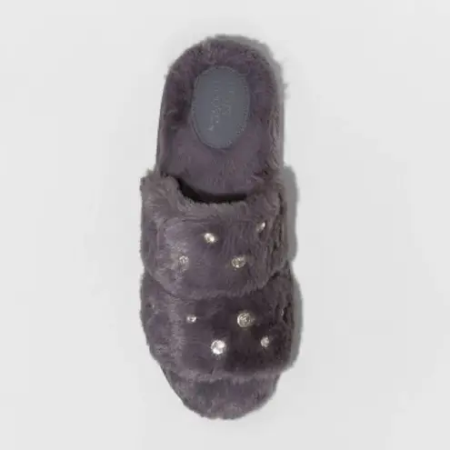 Stars Above NWT - ‎ - Women's Vienna Rhinestone Embellished Slide Slippers