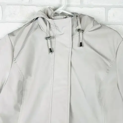 HFX Women's Water Wind Resistant Hooded Winter Coat Beige Size L Tan Size L