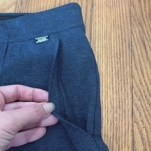 St. John 's Pull on flat front ankle pants Navy Blue size 10