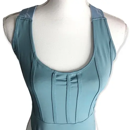 Boohoo  Sculpt Elastic Tape Scoop Neck Criss Cross Bodysuit