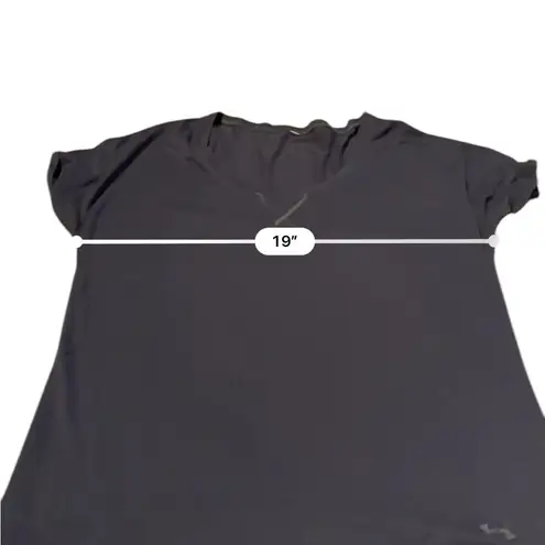 Oakley White & Gray Short Sleeve Activewear Shirt Top Sz M