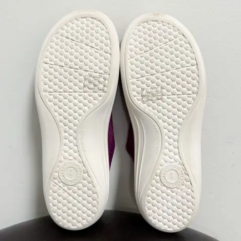 Revitalign Deep Orchid Purple Stella Knit Fabric Slide Slip On Mules Shoes 9.5 B
