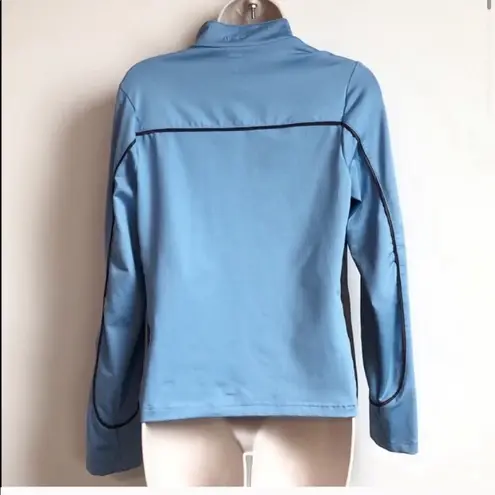 Gap  Body 1/4 zip long sleeve blue pullover…