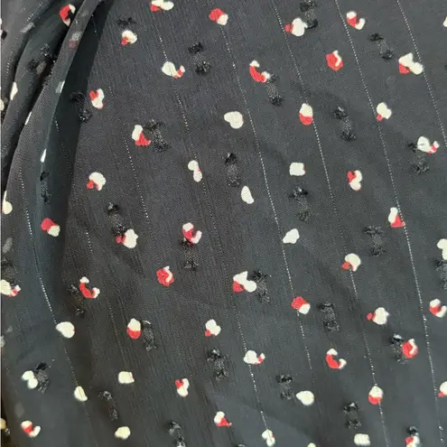 Prómesa Promesa Blouse Women’s Blue Floral Long Sleeves Lightweight Flowy Ladies Size L