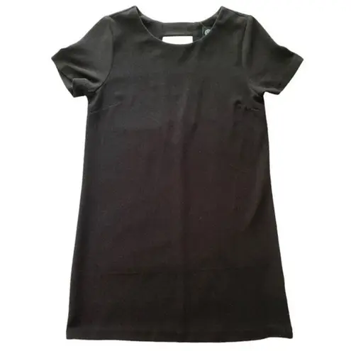 Bobeau Black Crepe Bar Back Dress Size Small