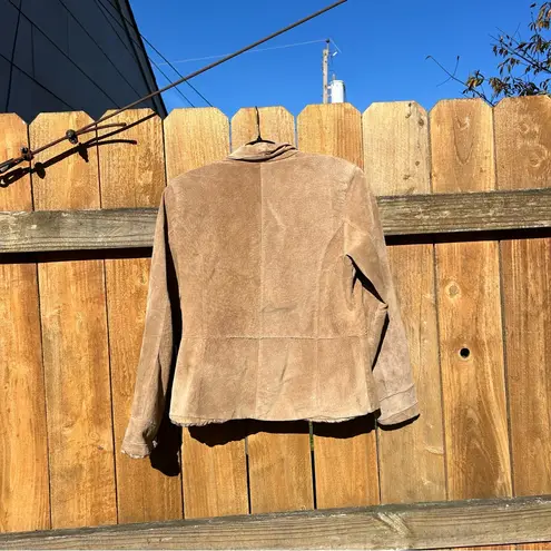 Brandon Thomas Suede Jacket size large y2k fall winter leather aesthetic