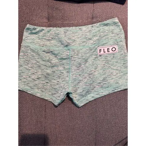 Fleo 'Mint' Athletic Original Shorts in Heathered green Size Small