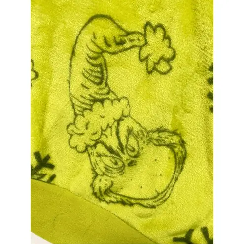 Dr. Seuss Grinch Bright Yellow Fleece S