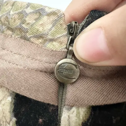 Just Cavalli Multicolor Snakeskin Printed midi skirt 42/10 office quiet luxury