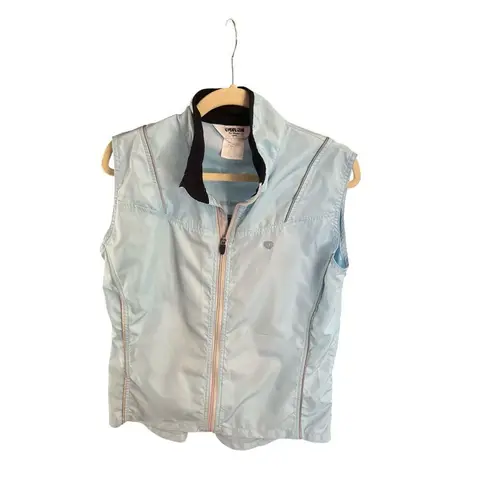 Pearl Izumi Pearl i Zumi zip front sleeveless cycling wind breaker vest Large