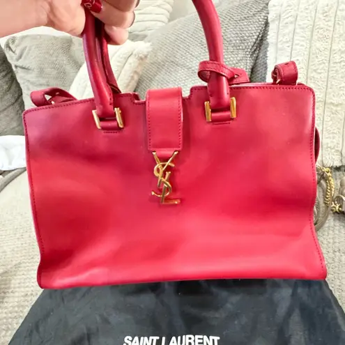 Red YSL purse