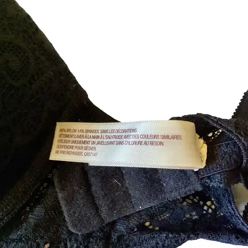 Gilligan & O’Malley Lace Push Up Bra Black Size undefined