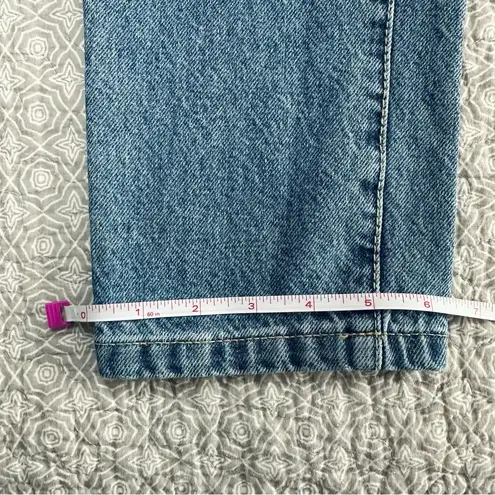 We Wore What Exposed Button Fly High Rise Blue Jeans Size 28