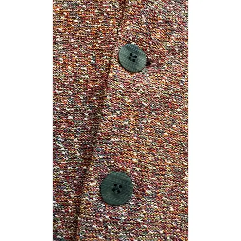 Missoni RARE Vintage Knit Sweater Blazer Shacket Orange Tag Size 52 (US 16)