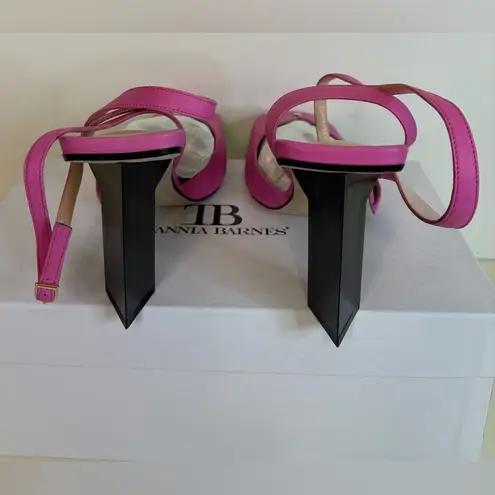 NIB Tiannia Barnes HOPE ANKLE STRAP HIGH HEELS IN PINK Size 11