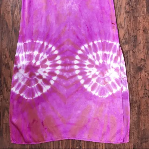 Young Fabulous and Broke  • Copal Tank Dress sleeveless maxi tie dye Orchid Spin