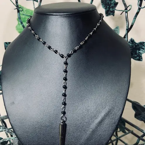Spike Rosary Chocker Punk Goth Necklace New TBM