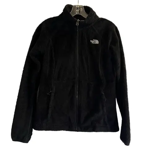 The North Face  Women's Fuzzy Jacket fleece black zip up size S - Image 2