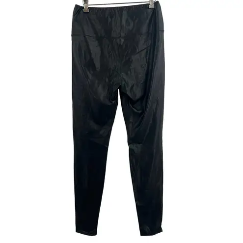 Aritzia Wilfred Free Daria Vegan Leather Butter Soft Legging Size Large Black