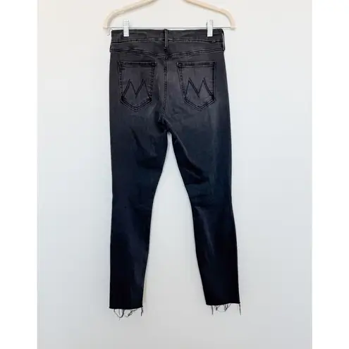 Mother Womens Jeans Size 27 Black Distressed Skinny Street Edgy Casual Cool