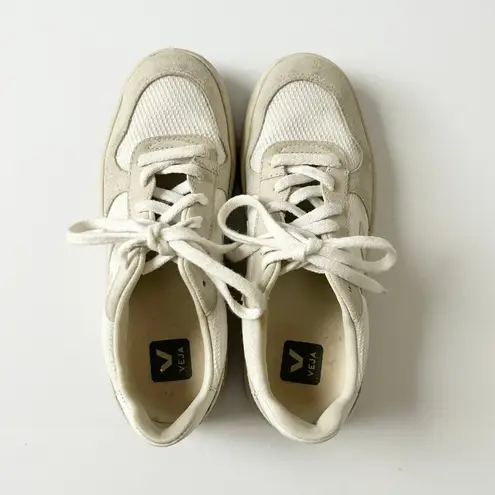 VEJA V10 B-Mesh Women's Sneakers in White Natural Pierre Size 7